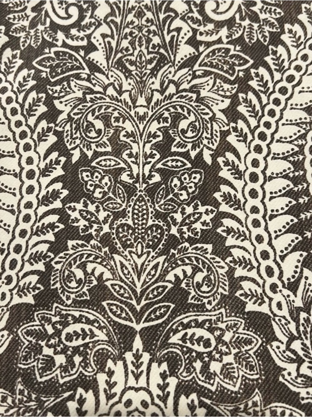 J. McLaughlin Lexi Brown/Off-White Mega Ravi Paisley Boho Print Pant Jeans Sz 12 - Picture 9 of 17